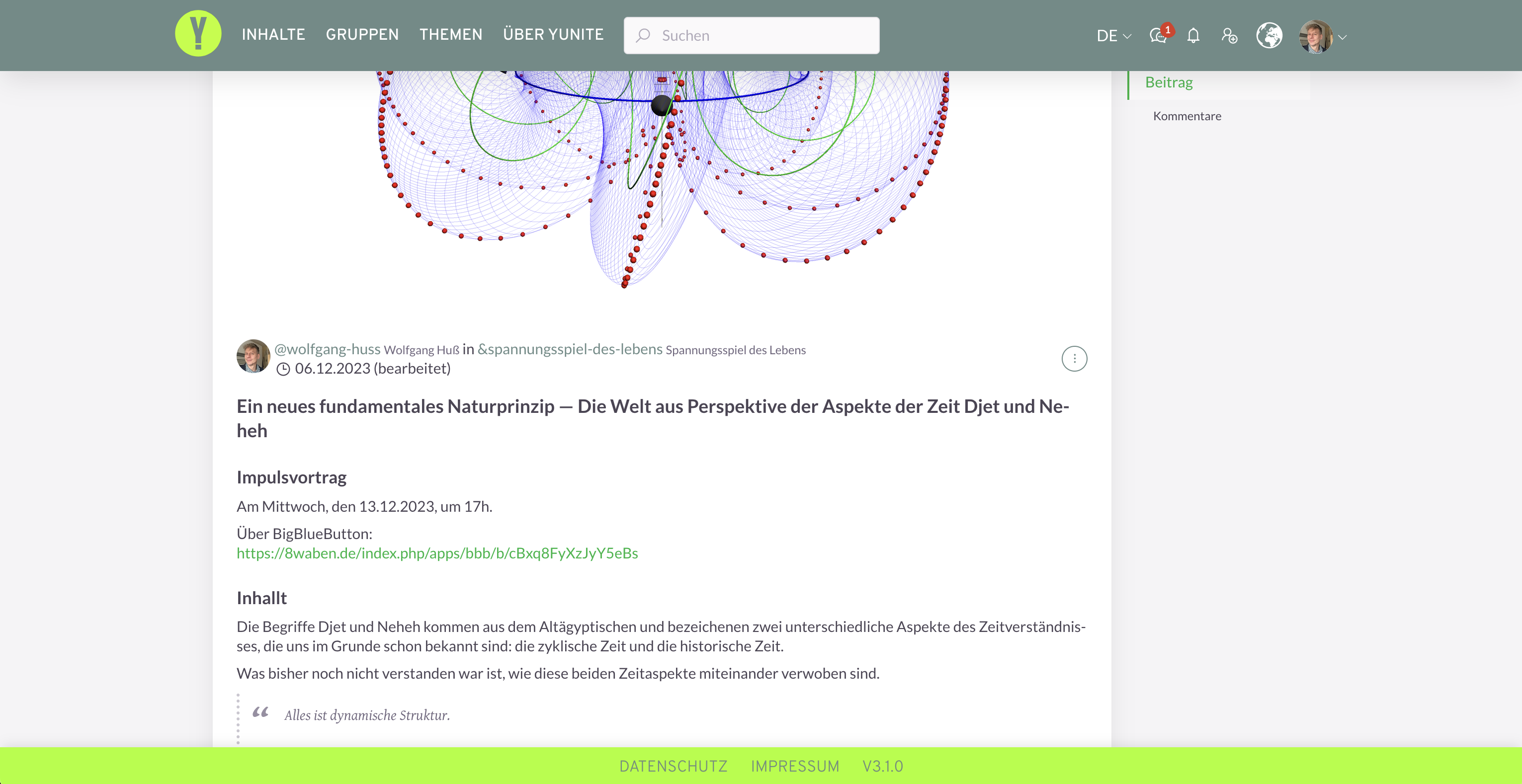 Publicación individual